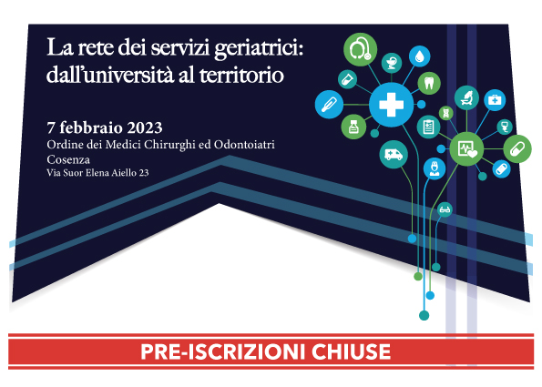 La rete dei servizi geriatrici: dall'università al territorio