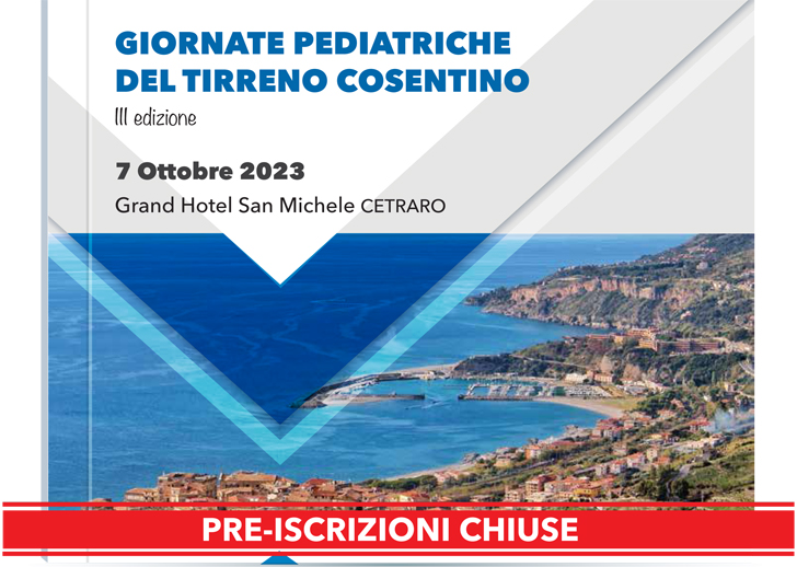 Giornate pediatriche del Tirreno cosentino III edizione