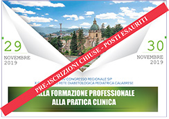 Congresso congiunto SIP Calabria - Rete diabetologia pediatrica calabrese