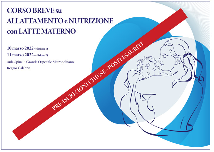 Corso breve su allattamento e nutrizione con latte materno